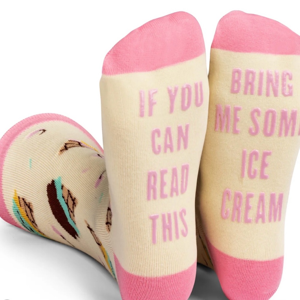 NWT - BRING ME SOME ICE CREAM SOCKS